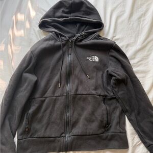 The North Face Charcoal Full-Zip Fleece Jacket